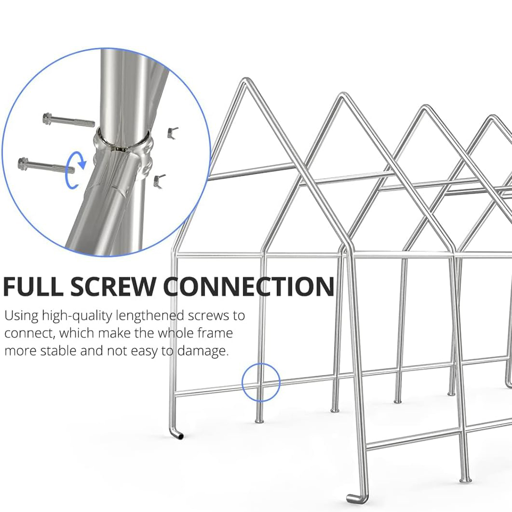 KING BIRD Heavy Duty Snow Carport