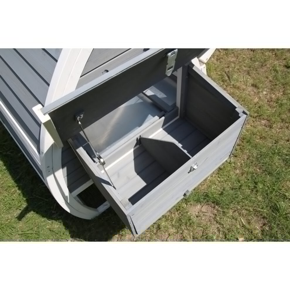Pets Imperial Grey Dorchester Chicken Coop Nest Box Rabbit Hutch Run
