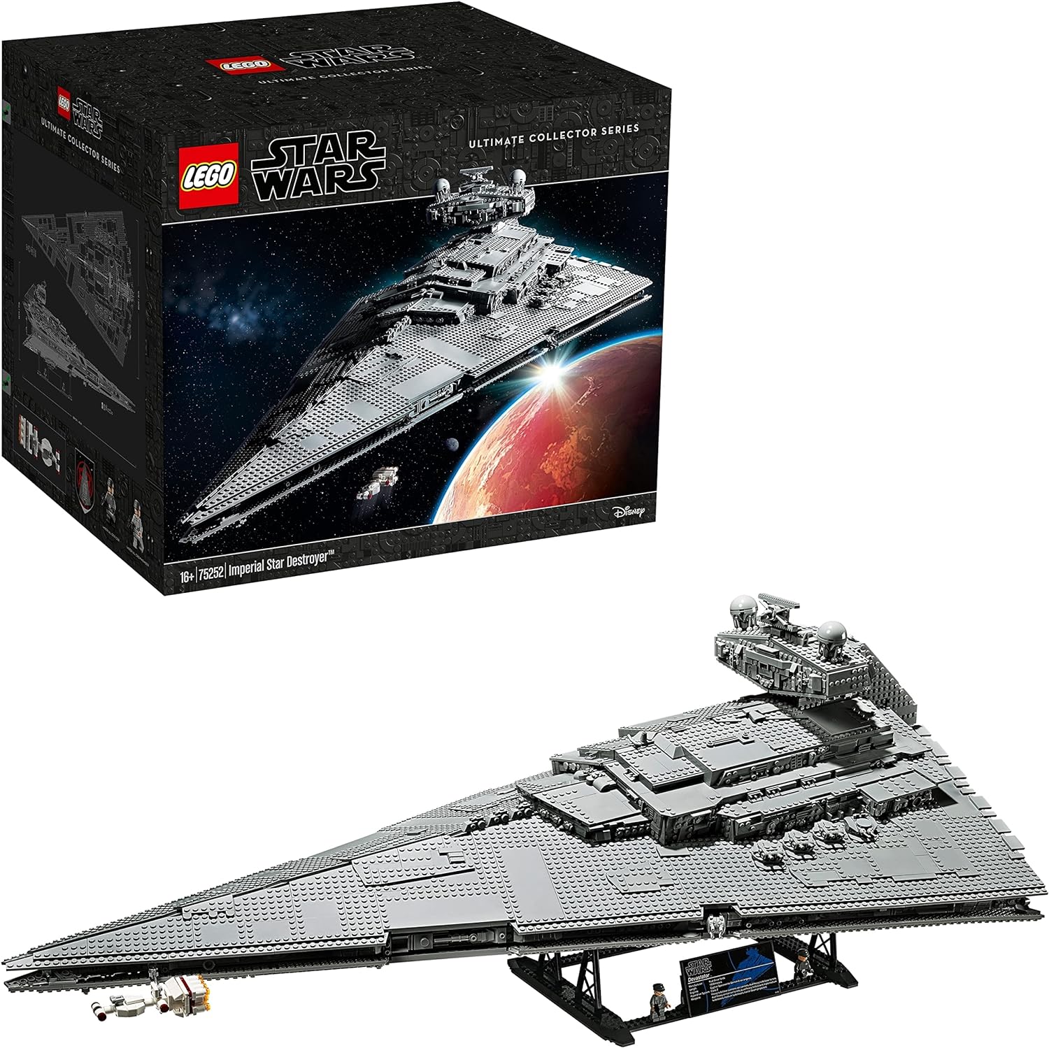 LEGO 75252 Star Wars Imperial Star Destroyer, Collectible Model Building kit, Ultimate Collector Series, Home Décor Gift Idea