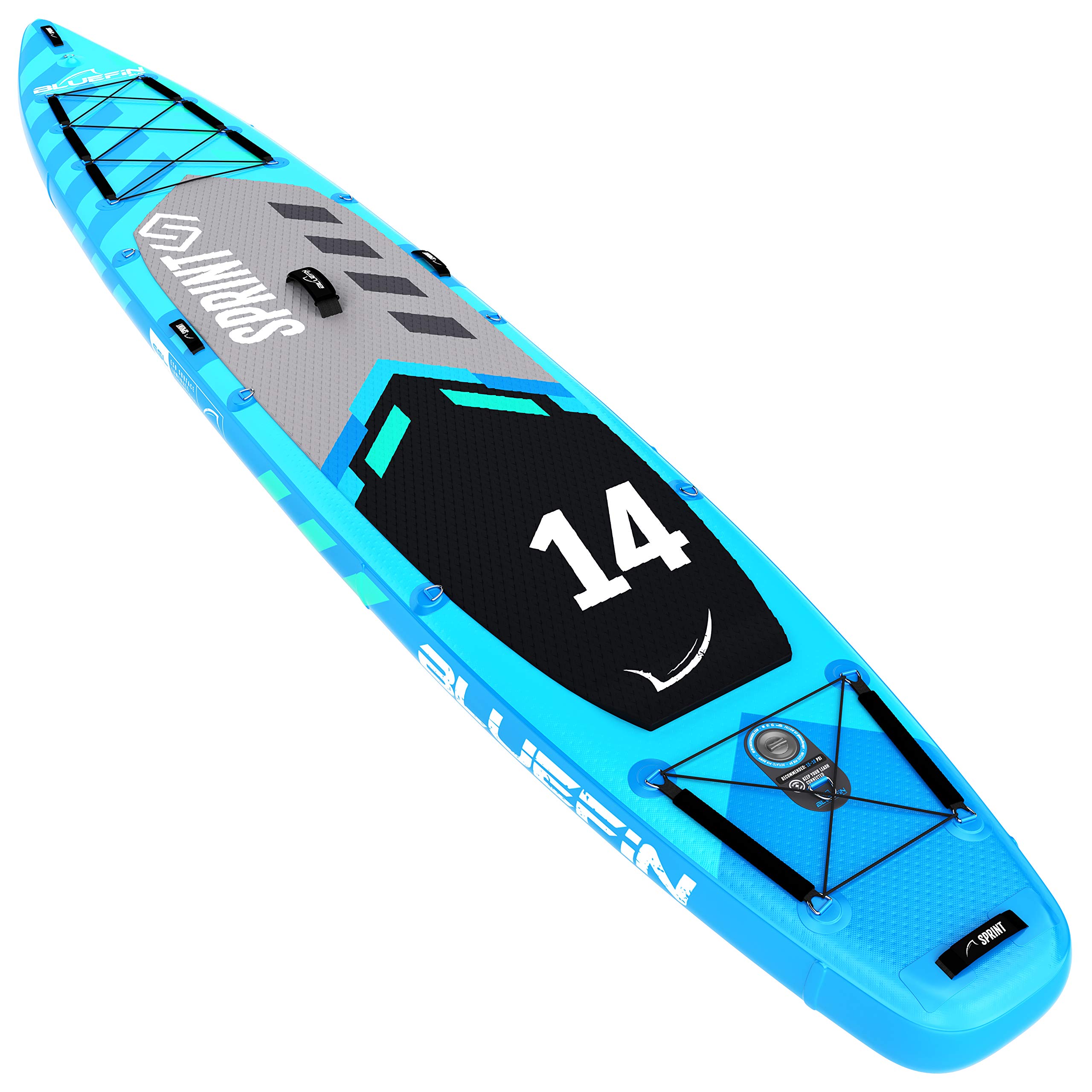 Bluefin SUP Stand Up Inflatable Paddleboard  14′ Sprint