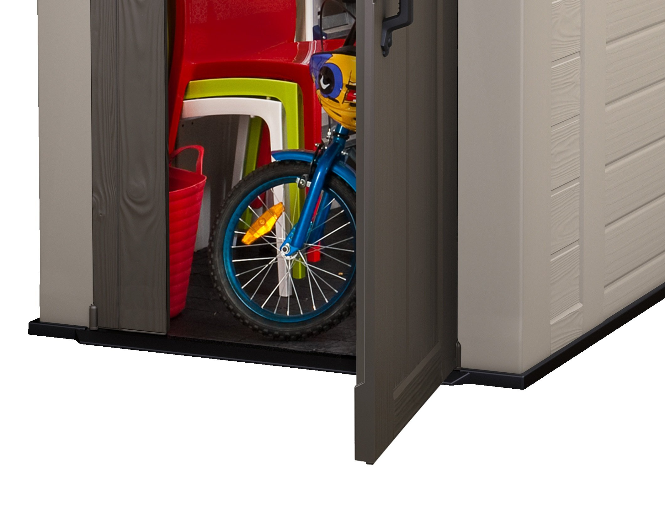 【Storage Shed】4x6 Outdoor Storage Shed, Store Patio Furniture, Garden tools, Bike accesories, Lawn Mowers