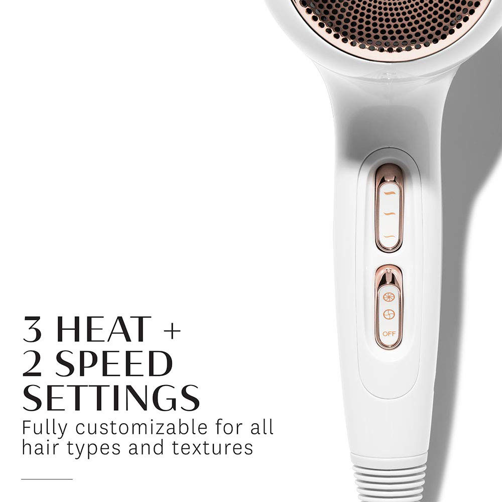 T3 Featherweight 3i Professional Ionic Hair Dryer Lightweight Design Frizz Smoothing Multiple Speed and Heat Settings Cool Shot