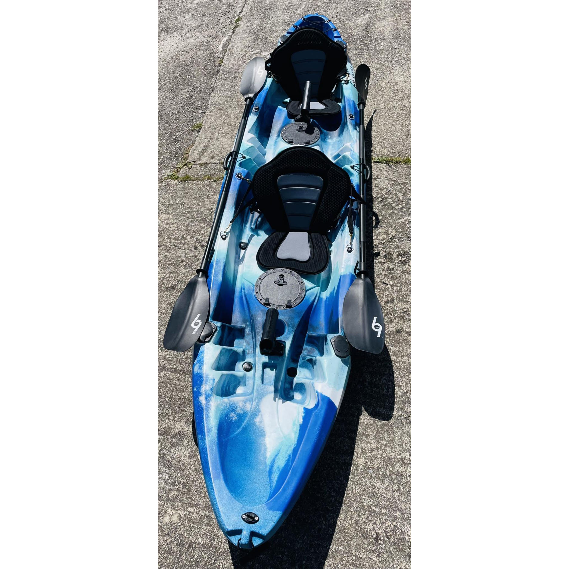 Hot Surf 69 Double Kayak Sit on top Family Kayak Fishing Package deal 3.7 Meter