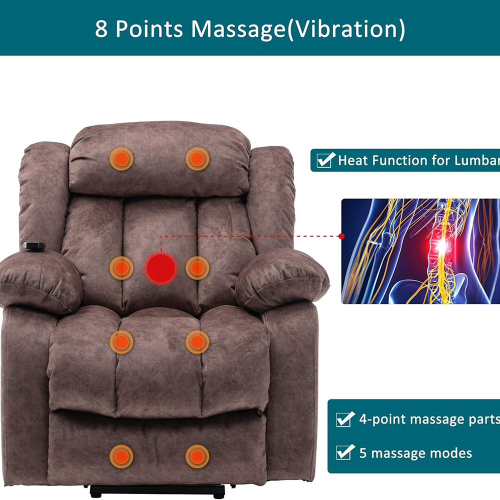 Electric massage recliner