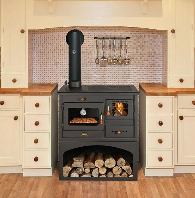 Wood Burning Cooking Stove With Oven,1P34,10 kw [Energy Class A]
